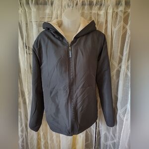 United By Blue Cream Sherpa Fleece, Reversible Jacket